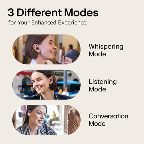 LG Tone Free T80 Dolby Atmos True Wireless Earbuds with Adaptive Noise Cancelling, IPX4 Water Resistant, Up to 36 Hours of Battery Life, Black 9