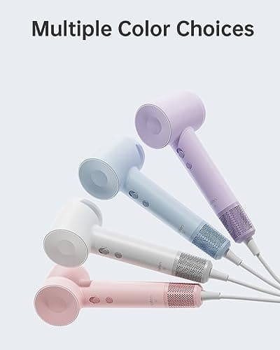 Laifen Hair Dryer Swift SE, 200 Million Negative Ionic Blow Dryer with 105,000 RPM Brushless Motor 1400W Powerful Fast Drying High-Speed Low Noise Hairdryer with Magnetic Nozzle & Diffuser (Purple) 8