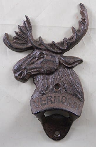 Cast Iron Wall Mounted Moose Bottle Opener