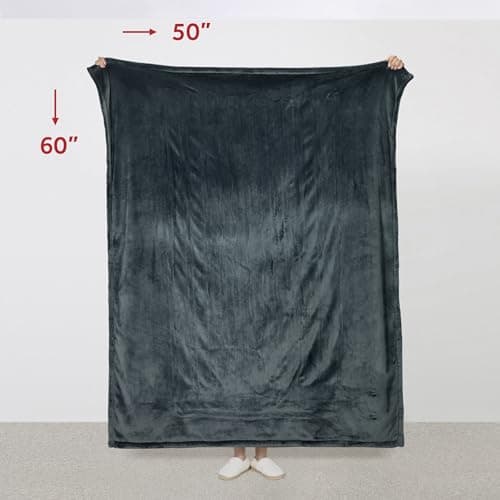 Sunbeam Electric Throw Royal Mink Sherpa Heated Blanket, 4 Heat Settings, 4-Hour Auto Shut-Off, Fast Heating, Luxurious and Ultra Comfy, Night Fog Color, 50" x 60" 7