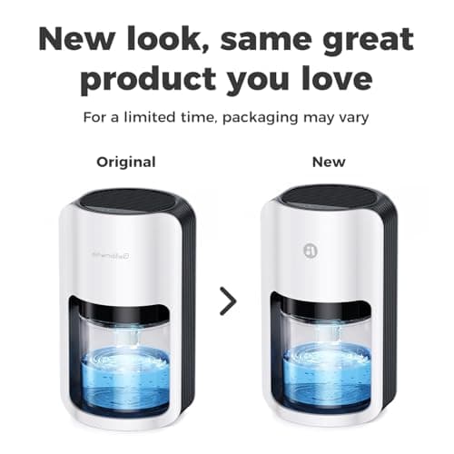 Dehumidifier for Home, 42oz Dehumidifier for Bathroom, Dehumidifiers for Room with Auto Shut Off, Auto Defrost Quiet Dehumidifier for Bedroom Wardrobe Closet Trailer RV 7