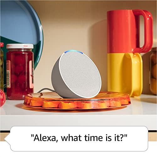Amazon Echo Pop (newest model), Our smallest speaker, Designed for Alexa+, Fits in any room, Lavender Bloom 5