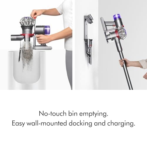 Dyson V8 Cordless Vacuum, Cleans Hard Floors and Carpets, Detangles, Converts to Handheld, 115AW, 2 Power Modes, Up to 40 Minutes¹ 7