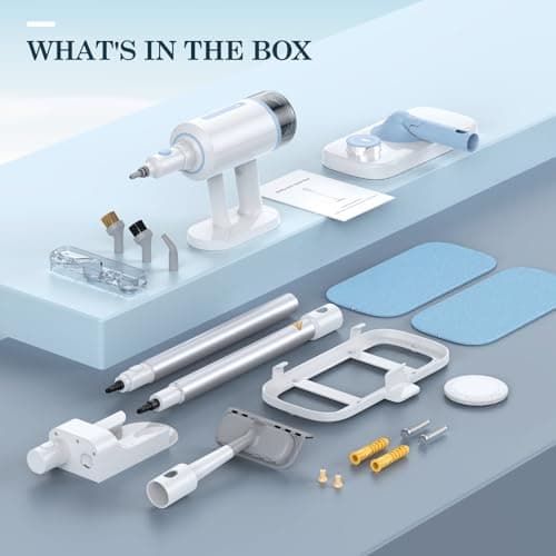 Steam Mop with Detachable Handheld Steamer Suitable for Hardwood, Tile, Laminate and All Floors, Powerful Steam Cleaner with Multipurpose Attachments Perfect for Other Home Cleaning 8