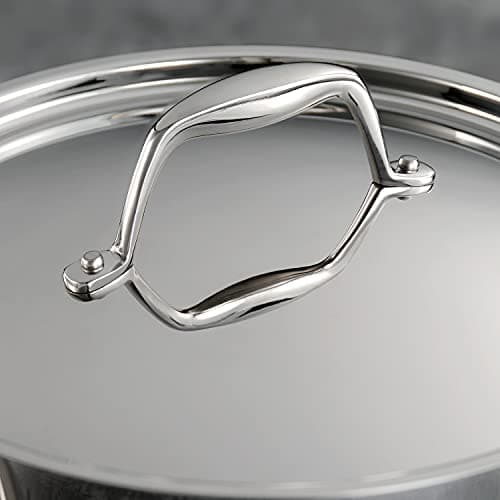 Tramontina Signature Tri-Ply Clad Stainless Steel 2-Quart Sauce Pan with Lid, Induction-Ready, Dishwasher-Safe, NSF-Certified, Made in Brazil 6