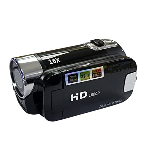 Andoer Portable 1080P High Definition Digital Video Camera DV Camcorder 16MP 2.7 Inch LCD Screen 16X Digital Zoom Built-in Battery 6