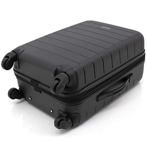 Wrangler Smart Spinner Hardside Luggage, 22-Inch Carry-On, Black 6