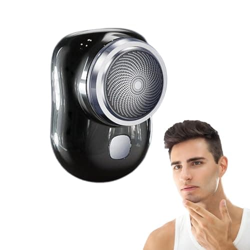 TLOPA Mini-Shave Portable Electric Shaver, Advanced Electric Shavers for Men, TLOPA Mini Shaver, Shaving Quickly Without Hurting The Skin, Suitable for Sensitive Skin (Black)