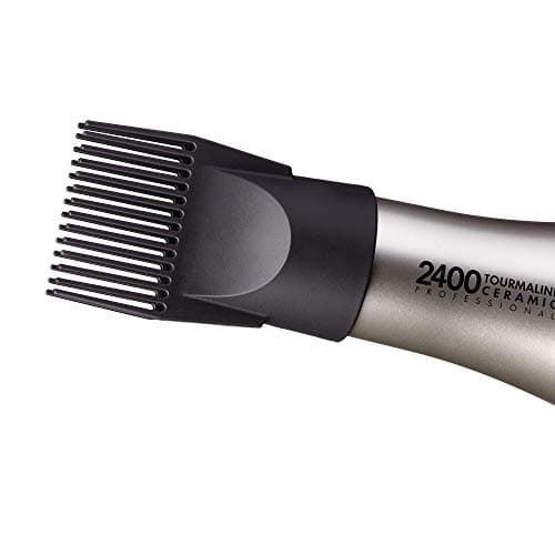 RED by Kiss Hair Dryer 2400 Tourmaline Ceramic Technology, Professional Blow Dryer, Maximum Shine, Fast Drying, Adjustable Settings, 3 Attachments, Salon Quality 5