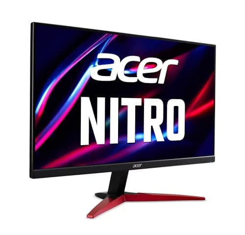 acer Nitro 24.5 Inch FHD 1920 x 1080P ZeroFrame Design PC Gaming Monitor | AMD FreeSync Premium | Up to 250Hz Refresh | 1ms (VRB) | 1 x Display Port 1.2 and 2 x HDMI 2.0 Ports | KG251Q Zbiip 5