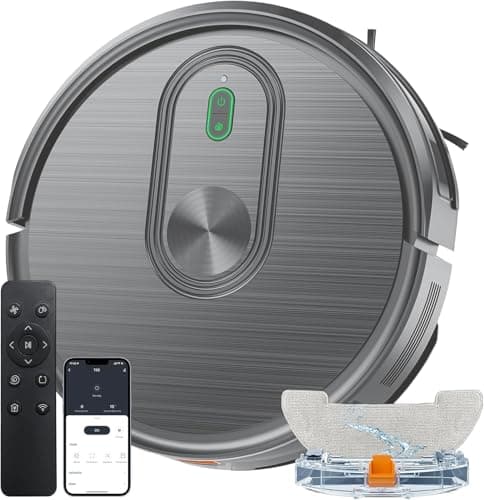 XIEBro Robot Vacuum with Schedule, Self-Charging, Slim, for Pet Hair, Hard Floor, Carpet BK9