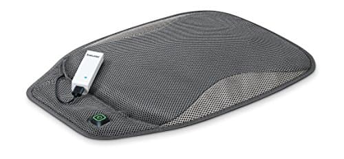 Beurer Portable Wireless Heated Seat Cushion with Convenient Storage Bag, Rechargeable, Durable for Indoor & Outdoor Use, Dark Grey 1 Count (Pack of 1)