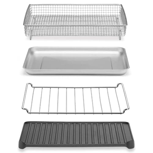 Cuisinart TOA-70NV AirFryer Toaster Oven with Grill, Navy Blue Bundle with 1 YR CPS Enhanced Protection Pack 5