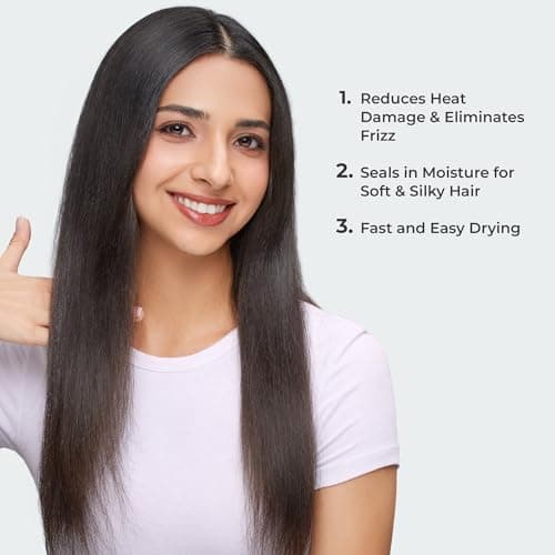 KISS 1875 Watt Pro Tourmaline Ceramic Hair Dryer, Styling Edition, 3 Heat Settings, 2 Speed Settings, Cool Shot Button, 7 Blow Dryer Accessories Included, 2-Year Warranty - Red 6