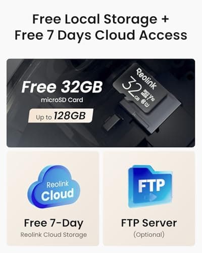 REOLINK 4K LTE Cellular Security Camera Wireless Outdoor, No WiFi, 3G/4G LTE, Solar Powered, SIM Card+32GB SD Card Included, Color Night Vision, Local/Cloud Storage, Go PT Ultra+SP, Updated Version 8