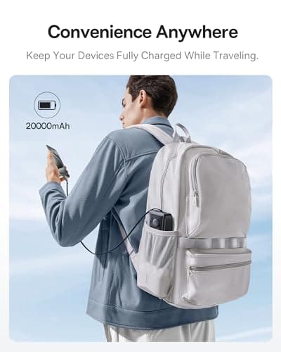 Baseus 65W Power Bank 20000mAh, Laptop Portable Charger Built-in Retractable USB C Cable, Fast Charging Battery Pack for Steam Deck, MacBook Pro, iPad, iPhone 16/15 Series, Samsung S23 S22 (Black) 8