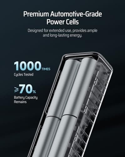 CUKTECH 10 Power Bank 10000mAh(4S1P), 100W USB C Portable Charger with Smart Display, PD3.0 Fast Charging External Battery Pack for iPhone 16/15/14/13, Samsung, MacBook, Dell, Steam Deck and More 7
