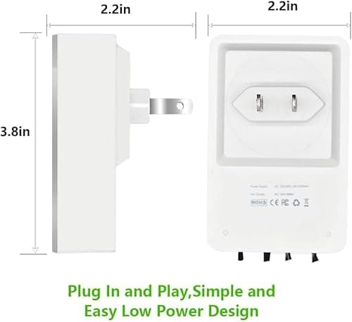 HAPHID Ionizer Air Purifier, Air Ionizer Plug In Ion Generator with Highest Output, Plug In Odrx & Ion Air Purifier for Purify: Odors, Pets Smell, Etc (5-Pack) 8