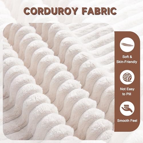 Huatean Home 108” Modular Sectional Sofa, Sponge Sectional Sofa Couch for Living Room, Modular L-Shape Sofa Couch with Chaise, Beige 6