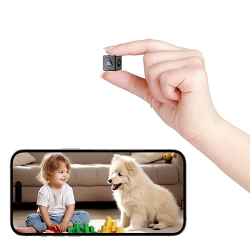 Mini Hidden Camera, Spy Camera WiFi, 2K HD Long Standby Time Compact Camera with Nanny Cam, Indoor Wireless Hidden Security Camera with Mobile Control for Home Monitoring
