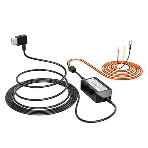 VIOFO HK4 Acc Hardwire Cable, USB-C Hard Wire Cable for A329 series/A229 series/A119Mini2/A139Pro/WM1/T130 Dash Cam, Low Voltage Protection for Parking Mode (Fuse Tap Not Included)