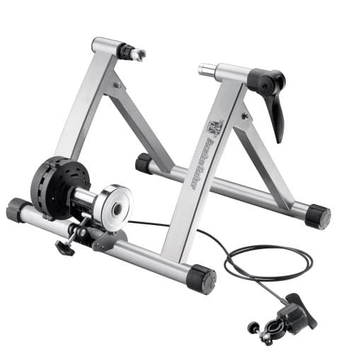 Indoor Bike Trainer – Convert Mountain, Road, or Beach Bicycle into a Stationary Exercise Bicycle for Indoor Riding All Year Round by Bike Lane (Silver) 7