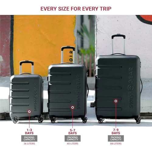 SwissGear 7366 Signature Hardside Expandable Luggage with Spinner Wheels, TSA Lock, Cup-Holder, White, Carry-On 19-Inch 8