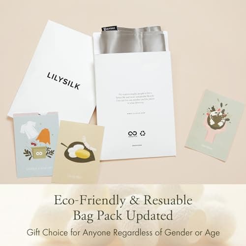 LILYSILK 100% Silk Pillowcase 1PC 25MM Pure Bed Pillowcase for Hair & Skin Terse Envelope Double-Sides Charmeuse Silk, Silvergray Standard 20x26 inches 5