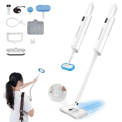 Steam Mop All-in-one for Floor Cleaning, MultiPurpose Steam Cleaner for Home with LED display screen