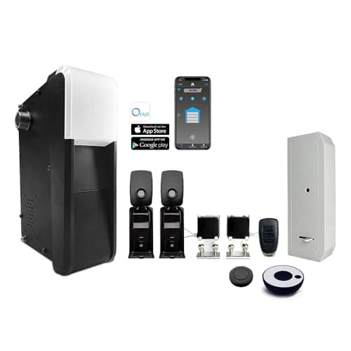 Skylink G2 Wall Mount Garage Door Opener with Built-in WiFi, Quiet & Compact, No Rail No Chain Garage Door Opener for Residential Sectional Garage Doors