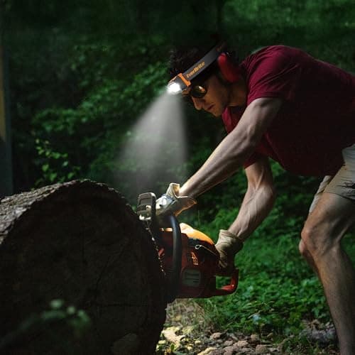 EverBrite 300 Lumens Headlamp with Red/Green/White Light Modes, Tail Light, Adjustable Headband - For Trail Running, Camping, Hiking 8