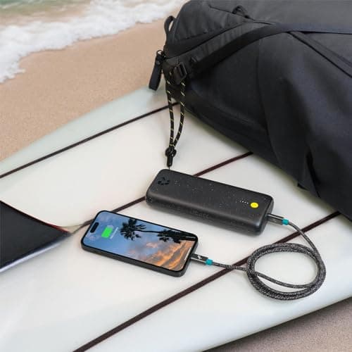 Nimble Champ Pro Portable Charger, 20,000mAh Power Bank with Cable, 65W Dual USB-C Fast Charging Battery Pack, Travel Essential Phone Power Bank for iPhone 17/16/15/14 Galaxy MacBook iPad Airpod Pixel 2