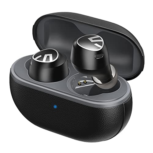 SoundPEATS Bean Wireless Earbuds, IPX8 Waterproof Headphones 30Hrs Playtime Stereo in Ear Earphones, Bluetooth 5.1, Clear Call, Comfortable Fit, Touch Control, USB C
