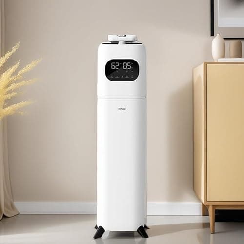 mifasol Large Room Cool Mist Humidifier, 2.3 Gal, Quiet Operation, 3 Speeds, Aroma Box, Timer, White