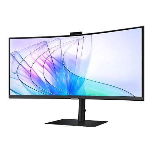 Samsung 34-Inch ViewFinity S65VC Series Ultra-WQHD Curved Computer Monitor, 100Hz, AMD FreeSync, HDR10, USB-C, Built-in Speaker, Camera, KVM Switch, Eye Care, Eco-Packaging, LS34C650VANXGO, Black 12