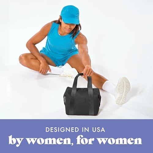 Fit & Fresh Remi Neoprene Lunch Bag For Women - Meal Prep Kit with Containers & XL Ice Pack, Self Insulating Neoprene-like Material, Machine Washable Lunch Bag, Tear-Resistant, Stain-Resistant, Black 8