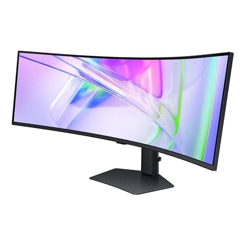 Samsung 49” Business Curved Ultrawide Dual QHD Computer Monitor, USB-C, DisplayPort, HDMI, 120Hz, VESA DisplayHDR 400, Built-in Speakers, Height Adjustable Stand, Eye Care, LS49C954UANXZA, 2024 9