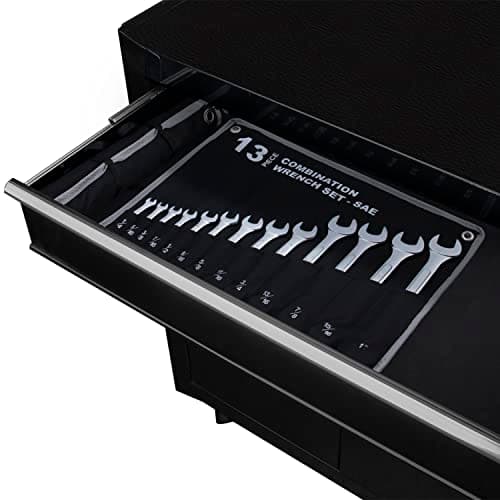 13-Piece Complete SAE Combination Wrench Set in Roll-up Pouch, No Skipped Inch Sizes from 1/4” to 1” | Best Value Wrench Set, Ideal for General Household, Garage, Workshop, Auto Repairs, Emergency 7