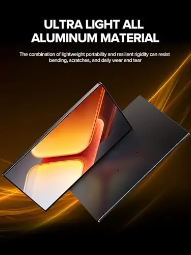 UPERFECT Portable Monitor 4K 16" | 1200 Nits Laptop Monitor | 3840 * 2400 UHD | 1MS FreeSync 2000:1 Contrast | USB-C & HDMI | VESA & Smart Case | Travel Screen for Computer, Mini PC, Game Consoles 6