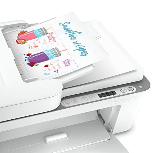 HP DeskJet 4155e Wireless Color Inkjet Printer, Print, scan, copy, Easy setup, Mobile printing, Best-for home, 3 month Instant Ink trial included, white 14