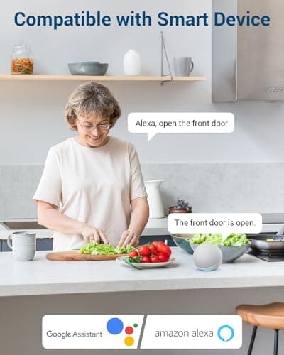 Keyless Entry Smart Door Lock - TEEHO TE217 Fingerprint WiFi Keypad Deadbolt for Front Door, Built-in Wi-Fi Smart Deadbolt, APP Remote Control, BHMA Grade B, IP65 Weatherproof 7