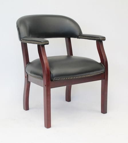 Boss Captain’s Chair In Black Vinyl 7