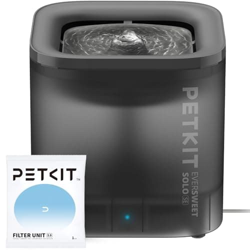 PETKIT New Cat Water Fountain with Wireless Pump, Ultra Quiet 65oz/1.85L Pet Water Fountain for Cats and Dogs Inside, Detachable Design Easy to Clean and Assemble, Filters Included