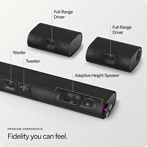 VIZIO 5.1.2 Elevate Sound Bar with Dolby Atmos, 13 Speakers, Wireless Subwoofer, Alexa - 2023 Model, Black 6