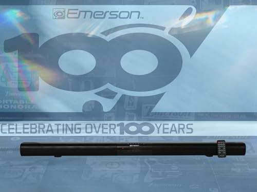 Emerson EHS-2004 42-Inch Bluetooth Soundbar with Built-in Subwoofer, 2.1 Channel Audio, USB/AUX Inputs, FM Radio, Wall Mountable, Remote Control, and Digital LED Display 10