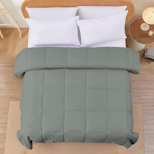 Modern Threads Down Alternative Reversible Comforter Sage Green/Cream Twin 7