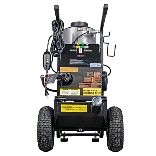 Simpson Cleaning 1500 PSI Electric Pressure Washer, 1.8 GPM Power Washer for Hot Water Use, 50-Foot Steel-Braided Insulated Hose, Mini Brute, 49-State (MB1518) 12