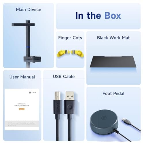 CZUR Shine Ultra Smart Portable Document Scanner, Thin Book Scanner with OCR, USB Document Camera for Desktop/Laptop, Capture Size A3, Compatible with Windows & Mac OS (Not for Android & iOS) 7