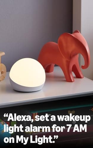 Echo Glow, Multicolor smart lamp, Works with Alexa 3