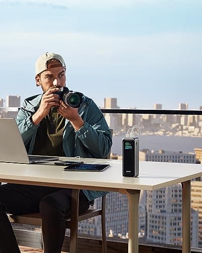 Anker Prime Power Bank, 27,650mAh 3-Port 250W Portable Charger for Travel, TSA-Approved, Smart App, for MacBook Pro/Air, iPhone 16/15/14 Series, Samsung, Laptops, and More (Charging Base Not Included) 6